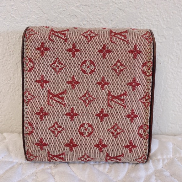 Authentic Louis Vuitton Cherry Monogram Mini Lin Canvas Compact Wallet - Picture 3 of 16